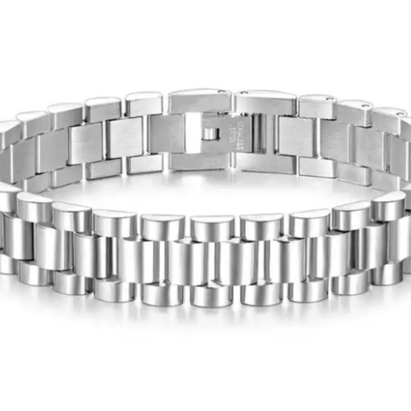 Misa & Co. Classic Stainless Steel Bracelet  / Silver - Unisex - Picture 2 of 3
